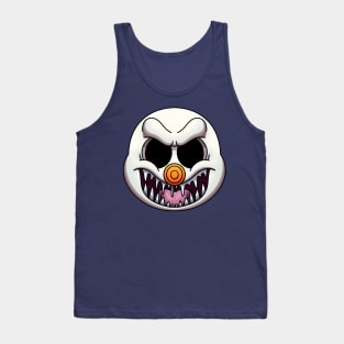 Evil Snowman Face Tank Top